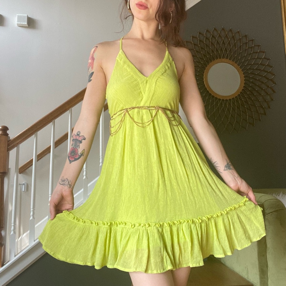 Lime Green Summer Dress